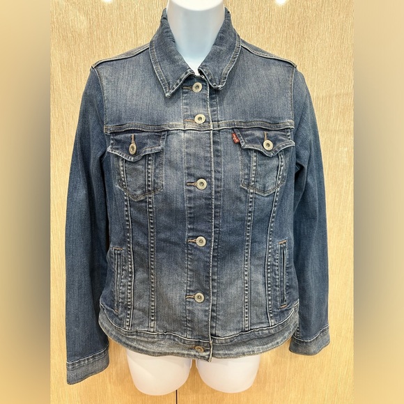 Levi's Jackets & Blazers - LEVIS Denim Jacket 3449 Blue Button Up Size M